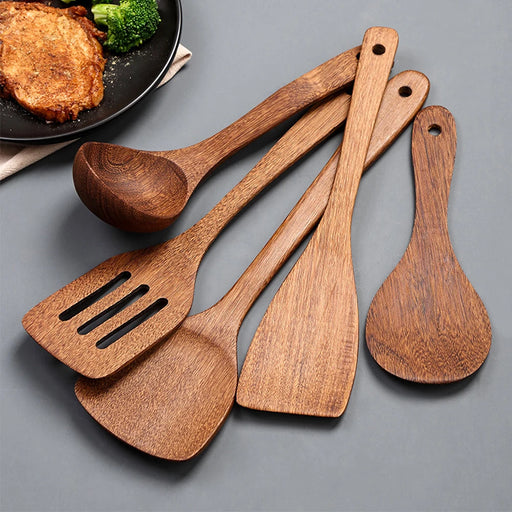 Handcrafted Japanese Wooden Cooking Utensil - Eco-Friendly