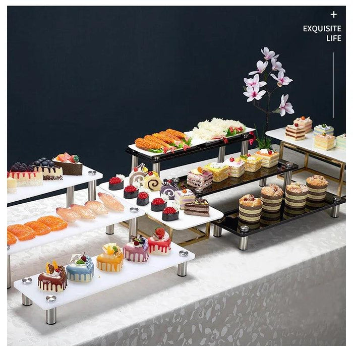 Elegant 3-Tier Acrylic Dessert Display Stand for Celebrations and Gatherings