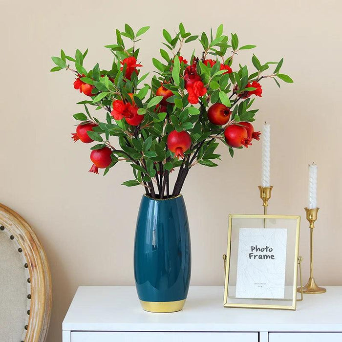 Artificial Flower Pomegranate Branch for Home Decor