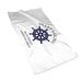 Customizable Luxurious Navy Blue Microfiber Towel - Your Perfect Travel Companion