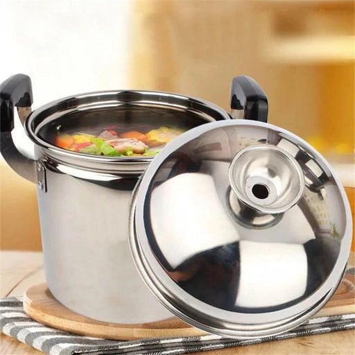 Extra-Large Stainless Steel Induction Cooking Pot for Family-Style Soups and Stews