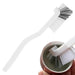 Ergonomic Long-Handled Kitchen Scrub Brush for Easy Cleaning and Compact Storage