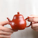 Elegant Purple Clay Teapot with Golden Accents for Refined Tea Enjoyment