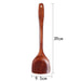 Natural Lacquer Coated Rustic Wooden Kitchen Tools Set with Long Handle Spatula and Heat Proof Rice Scoop