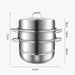 Premium 304 Stainless Steel Versatile Steamer for Healthy Cooking