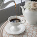 Elegant French Medieval Bone China Tea Cup and Saucer Set