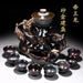 Elegant Portable Gongfu Tea Ceremony Set with Classic Infuser and Teapot