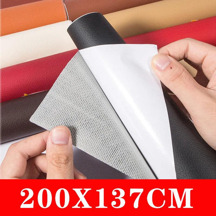 Self-Adhesive PU Leather Restoration Patch for Quick Furniture and Bag Repairs