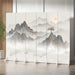 Versatile Mobile Folding Chinese Partition Screen for Hotels and Offices - Dual-Sided Conference Divider