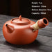 Sophisticated Cinnabar Clay Tea Pot with Electric Heater for Traditional Kung Fu Brewing