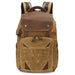 Vintage Batik Canvas Camera Backpack with USB Charging Feature - Ideal for Men’s Photography and Travel Adventures