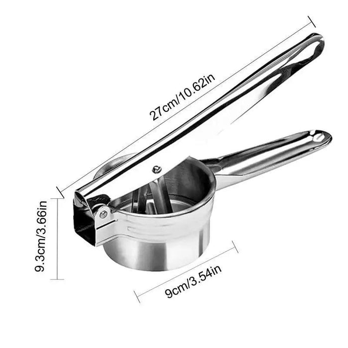 Ultimate Stainless Steel Potato Ricer with 3 Interchangeable Discs