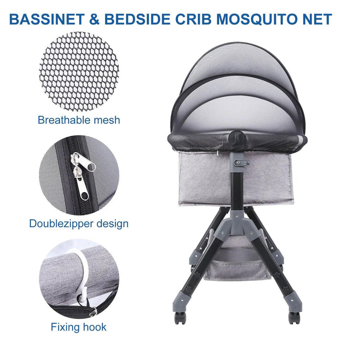 Versatile Mosquito Net for Baby Cribs - Lightweight, Removable, and Breathable Protection for Year-Round Use