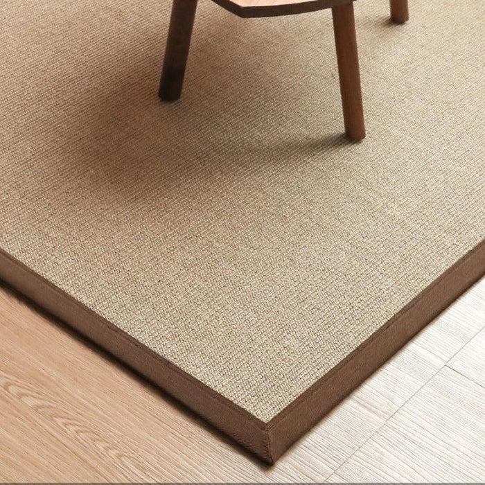 Vintage Chinese-Inspired 100% Sisal Tatami Floor Mat - Elegant 200x300cm Rug for Living Room, Bedroom, and Tea Table