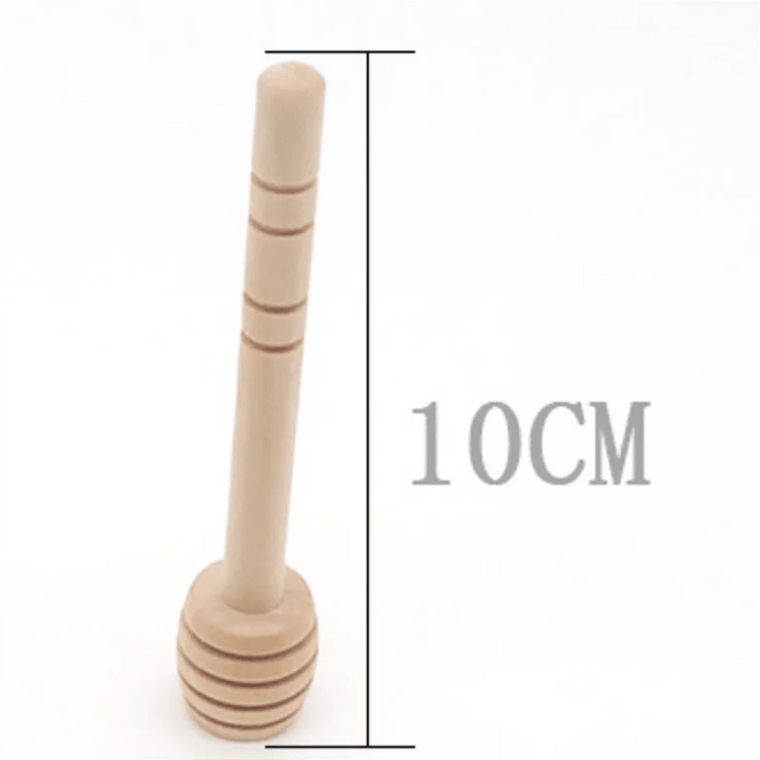 Artisan Wooden Honey Stirrer with Innovative Groove for Effortless Mixing