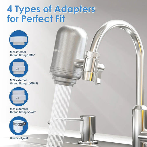 RapidFlow Pro Stainless Steel Water Purification System with Enhanced Filtration Technology