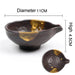 Chic Ceramic Soy Sauce Dipping Dish Set with Multi-Purpose Serving Tray