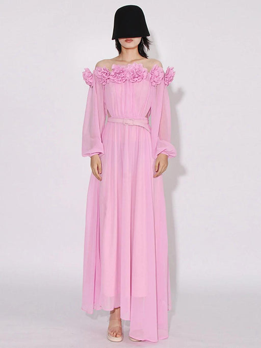 Long Sleeve Tunic with Elegant Slash Neck Design