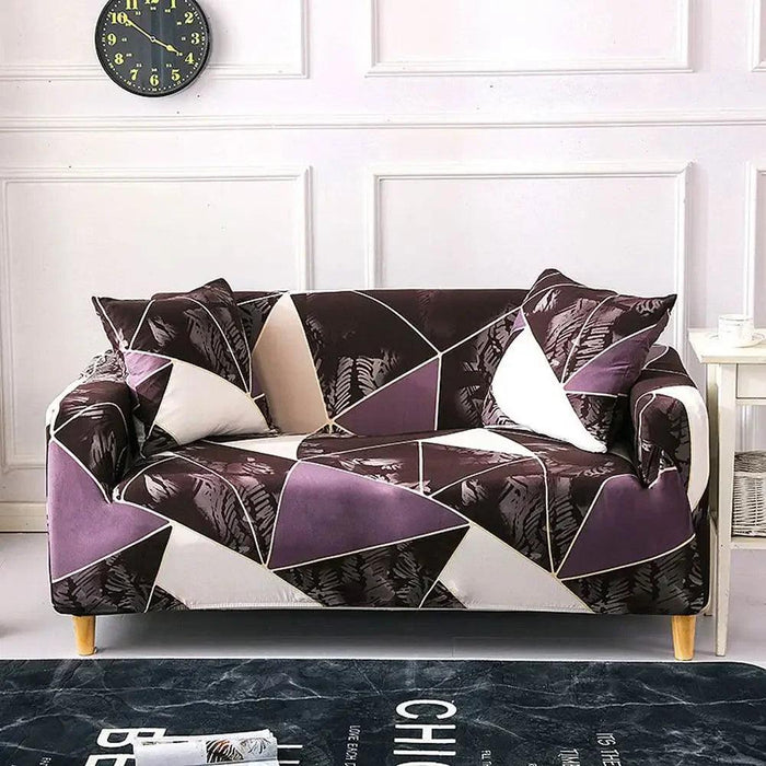 Elastic Stretch Sofa Slipcover for Loveseat and L-Shaped Sectional Couch Protection