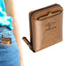 Men's Elegant Genuine Leather RFID Wallet - Versatile Zippered Business Card Holder with Coin Slot