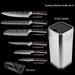 Exquisite Damascus Steel Chef Knife Collection - 1-10Pcs Japanese Santoku and Utility Knives for Culinary Excellence