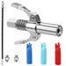 Premium High-Pressure Grease Gun Coupler & Spring Hose