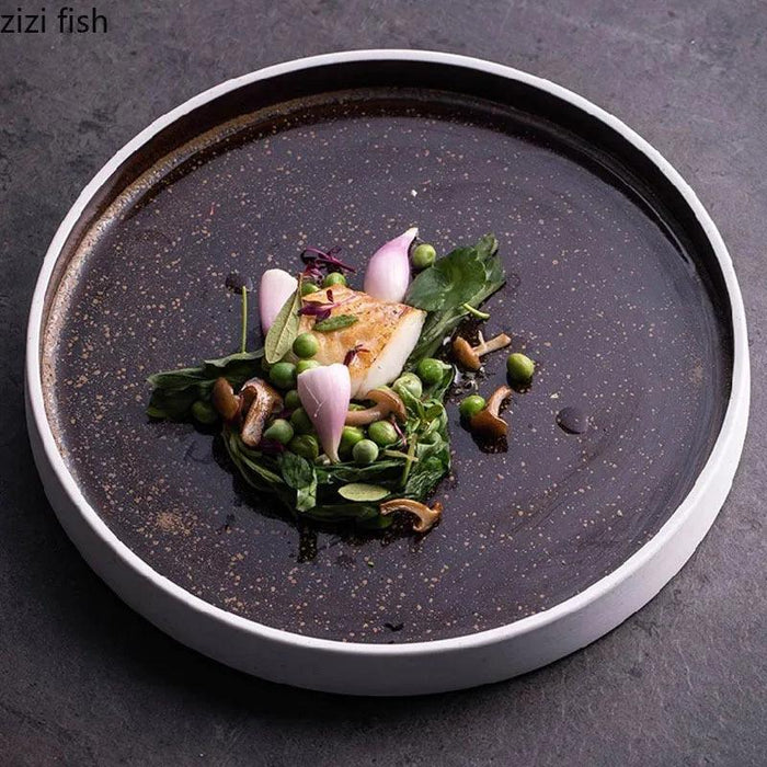 Sophisticated Ceramic Plate Collection for Elevated Dining Experiences