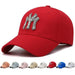 Diamond-Embellished Cotton Baseball Cap with Adjustable Fit