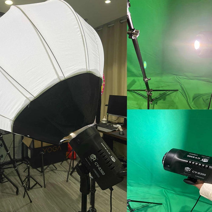 100W LED Photography Studio Lighting Kit with Adjustable Tripod Stand - Dimmable Brightness, 3 Color Modes, High Color Accuracy