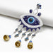 Turkish Blue Glass Evil Eye Wind Chime - Handmade Protective Home Decor