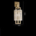 Luxurious Copper Finish Crystal Water Droplet LED Wall Light - Nordic Modern Design