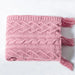 Charming Chenille Knit Throw Blanket with Delightful Pompoms - Cozy Elegance for Your Living Space