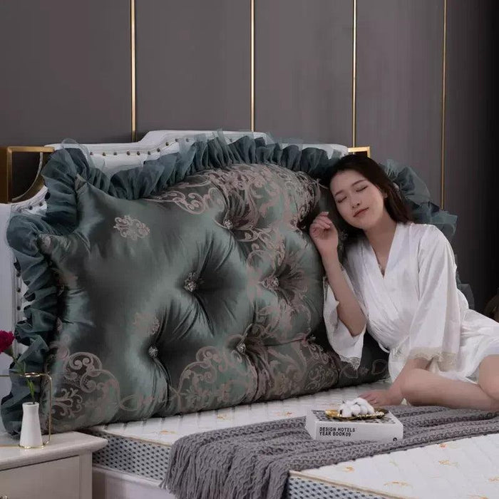 Royal Elegance Luxe Bedside Backrest Cushion with Washable Cover – Ultimate Comfort for a Dreamy Bedroom Escape