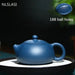 Artisanal Purple Clay Teapot with 188 Ball Hole Filter - Ideal for Tea Lovers, 210ml Capacity