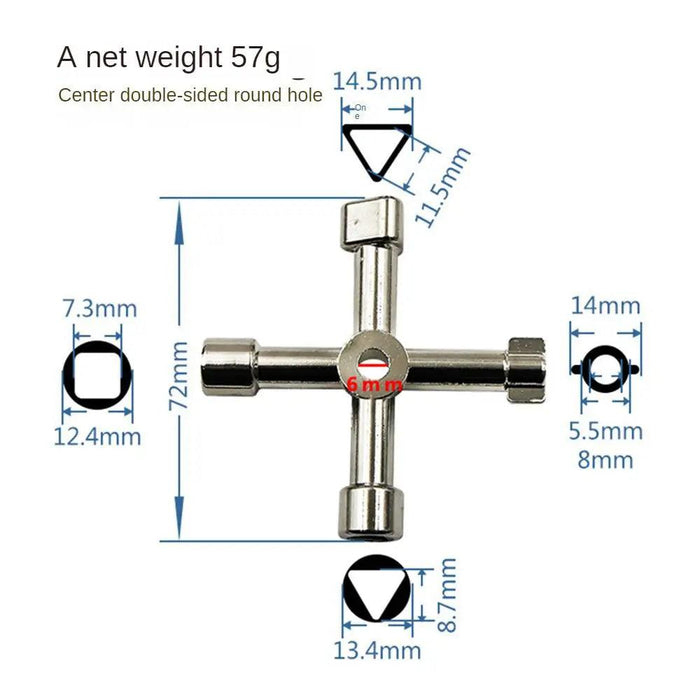 Zinc Alloy Triangle Key Wrench: Your Go-To Tool for Versatile Applications