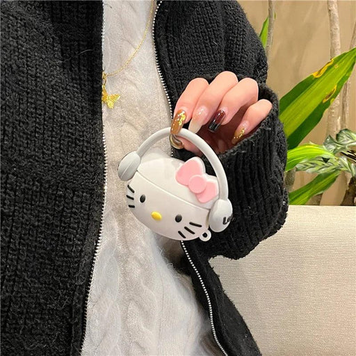 Hello Kitty Stylish Silicone Airpods Case: The Perfect Blend of Fun and Function for Trendy Women