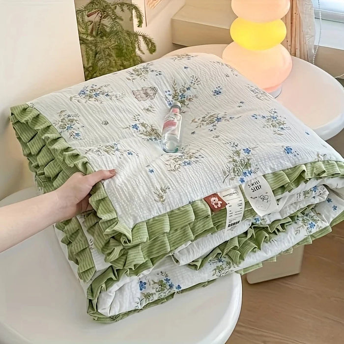 Lightweight Summer Chill Throw Blanket - Ideal for Warm Weather (Pillowcase Not Included)