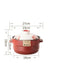 Versatile High-Heat Ceramic Casserole Pot Set for Stovetop Cooking