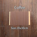 Sophisticated Bamboo Table Runner and Coaster Duo for Dining and Tea Events