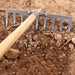 Durable Carbon Steel Gardening Rake Set for Effective Soil Preparation and Weeding