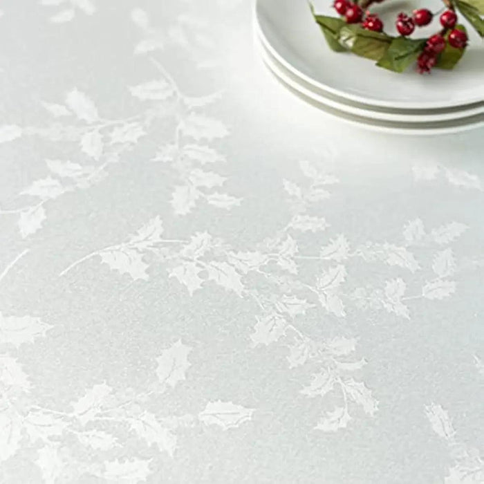 Festive Waterproof Polyester Christmas Lightweight Tablecloth for Holiday Partie