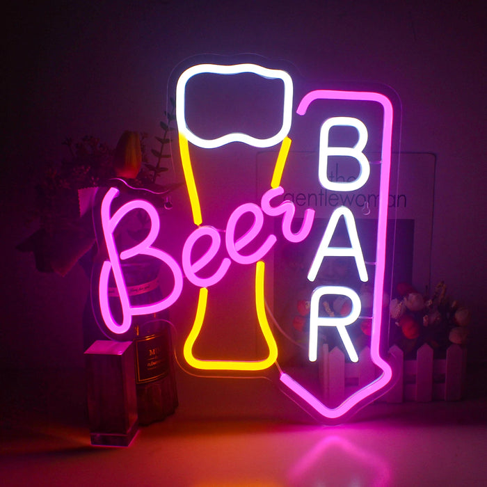 Charming Neon LED Wall Decor: Stylish Illumination for Any Occasion