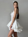 Elegant Sleeveless High-Waisted Mini Dress - Women's Fashion Statement