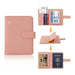 RFID-Blocking Travel Passport Wallet with Stylish Card Organizer