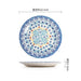 Vibrant Underglaze Ceramic Dinner Plates for Steak, Pasta, and Salad - Stylish Dishware for Your Kitchen