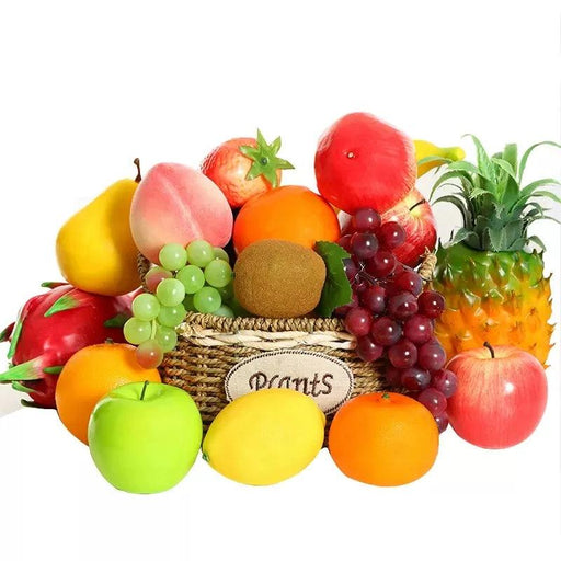 Vibrant Faux Fruit Decor Set - 2-Piece