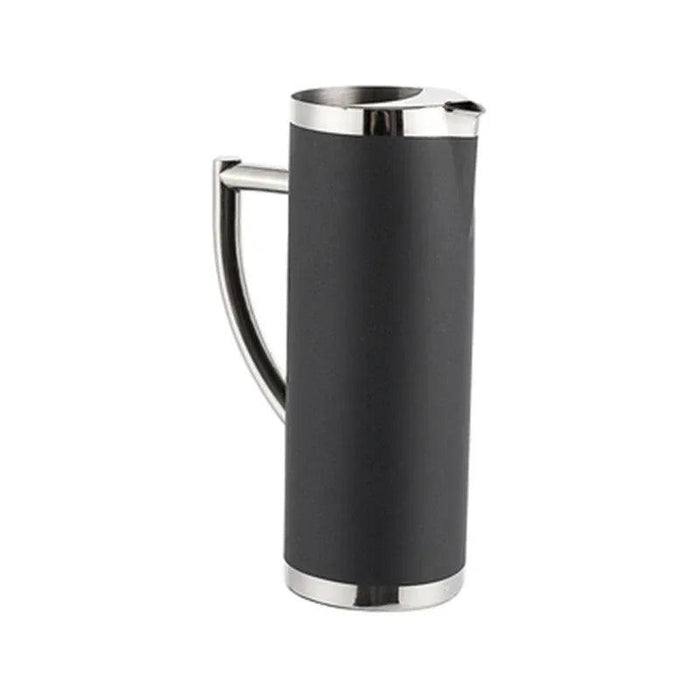 Elegant Stainless Steel Beverage Pitcher with Ice Guard and Wine Divider - Premium Quality and Quick Shipping