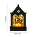 Battery-Operated Halloween Pumpkin Lantern with Electronic Candle Light - Perfect Spooky Decor for Parties and Home