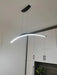 Contemporary Italian Adjustable Pendant Light - Customizable Lighting with Durable Aluminum and Flexible Silica Gel