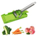 Ergonomic Stainless Steel Vegetable Peeler and Slicer for Hassle-Free Cooking